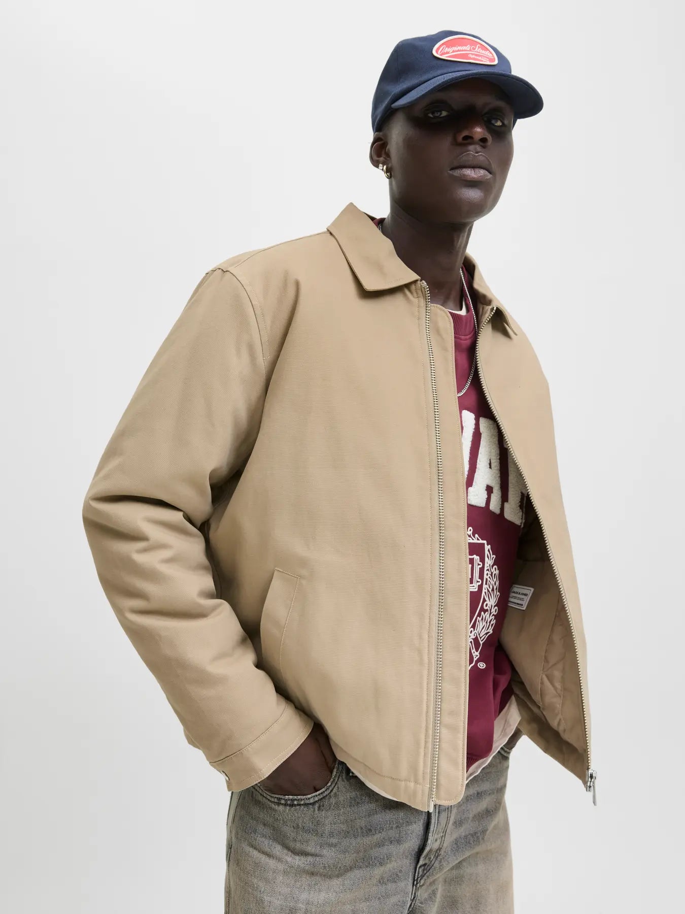 Worker jacket beige Jack & Jones
