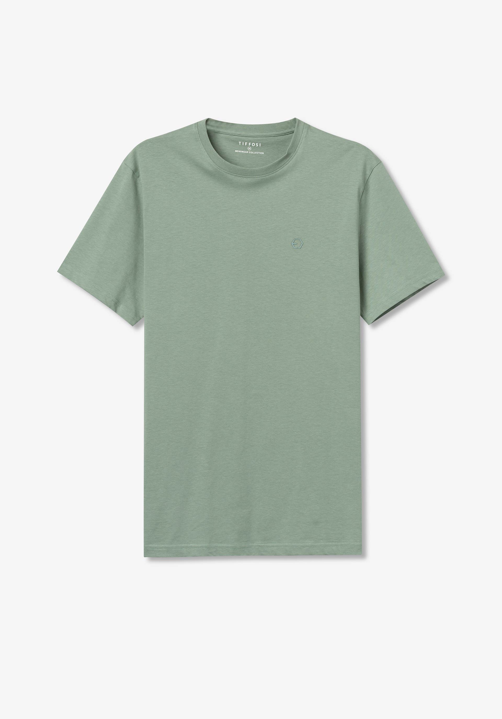 T-shirt basic verde Tiffosi