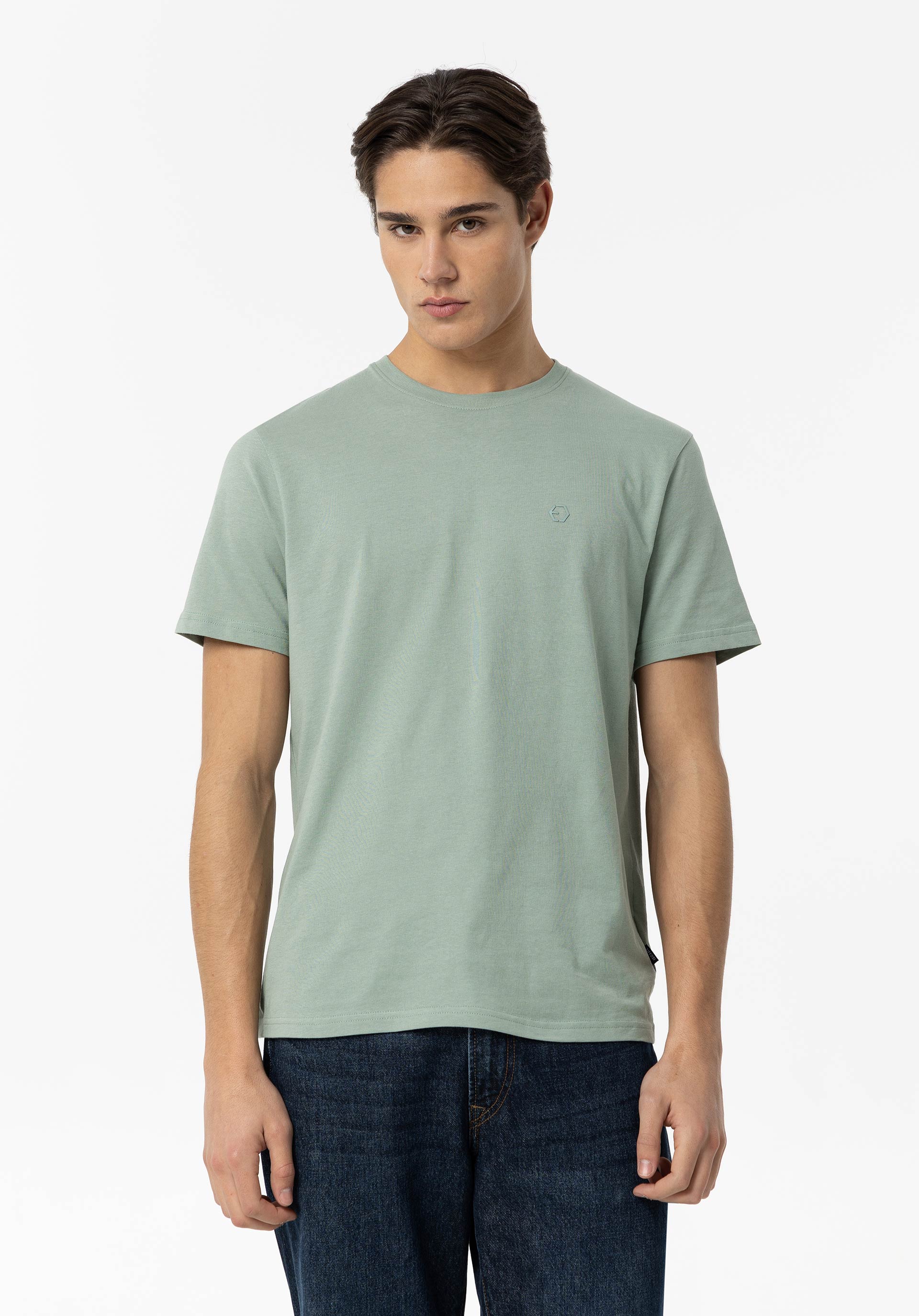 T-shirt basic verde Tiffosi