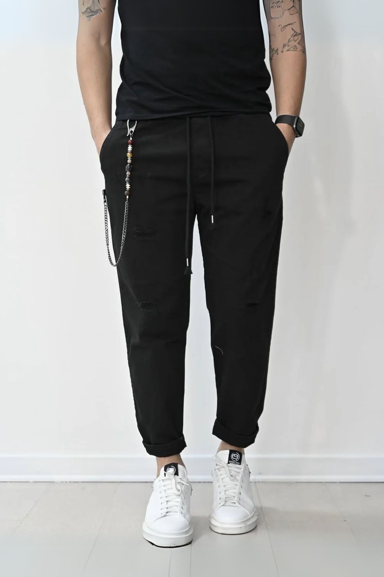 Jeans jogger nero