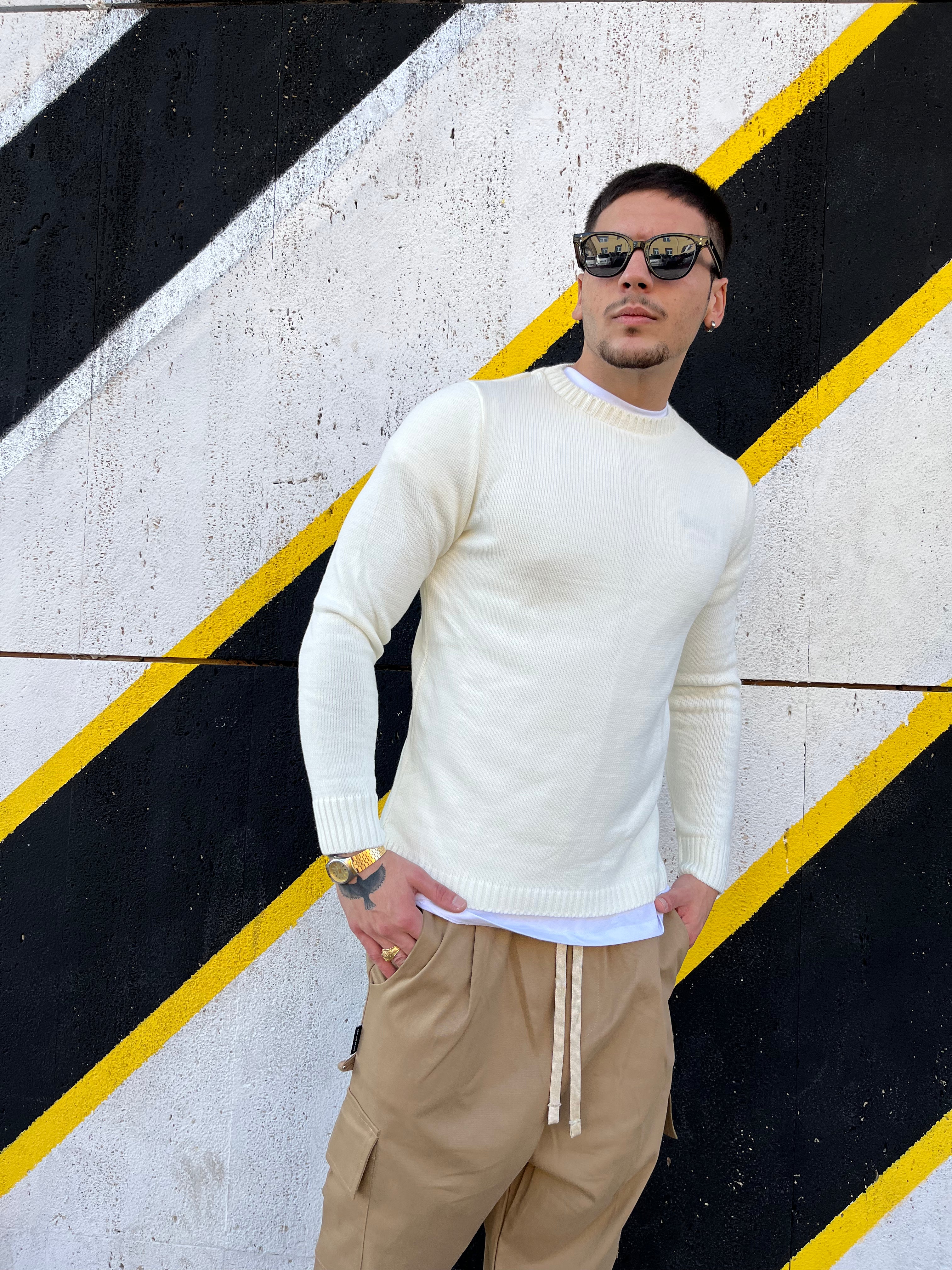 Maglione panna