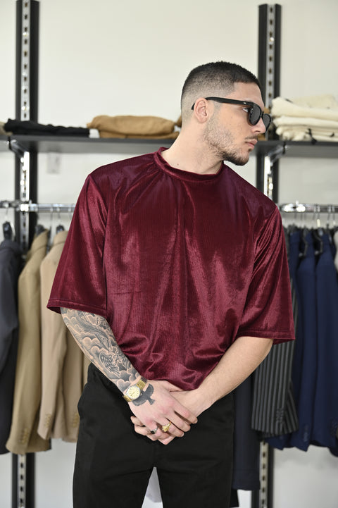 T-shirt bordeaux